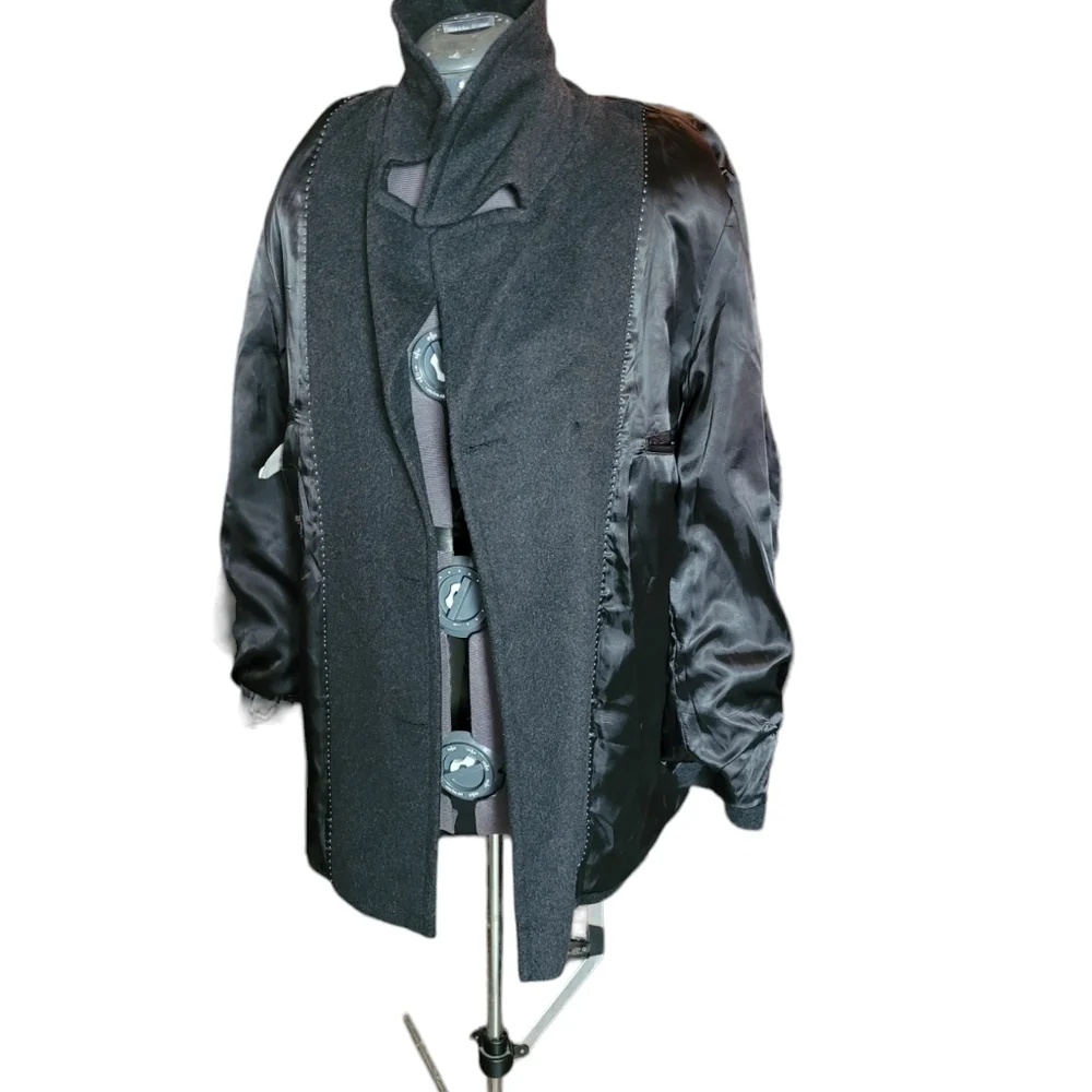Zingora Cashmere Men's Coat Jacket - Picture 10 of 14